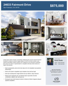 free  real estate property brochure template word