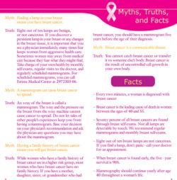 free sample breast cancer awareness brochure templates example