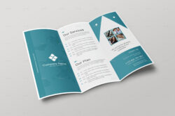 free sample double sided tri fold brochure template excel