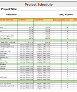 how to create a project management schedule example i  vrogueco activity list project management template sample