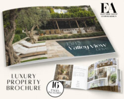 luxury real estate brochure templates sample