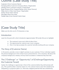 printable 3 free case study templates  download now construction project case study template word