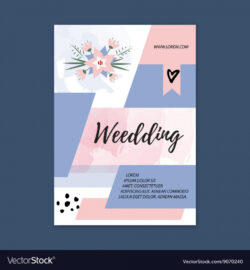 printable cute wedding brochure pamphlet template excel