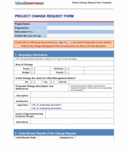 printable it project request form template elegant pm002 03 change request form change request project management template example