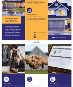 real estate agent brochure templates sample