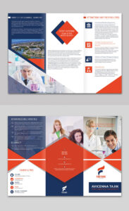 sample computer course brochure design template word