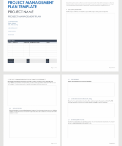 sample free pdf project management templates  smartsheet business case project management template pdf