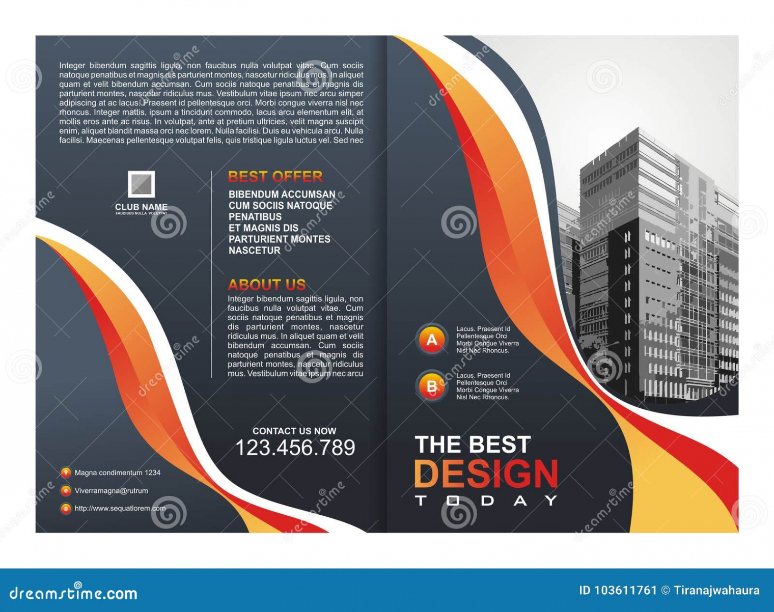 Oil And Gas Brochure Template