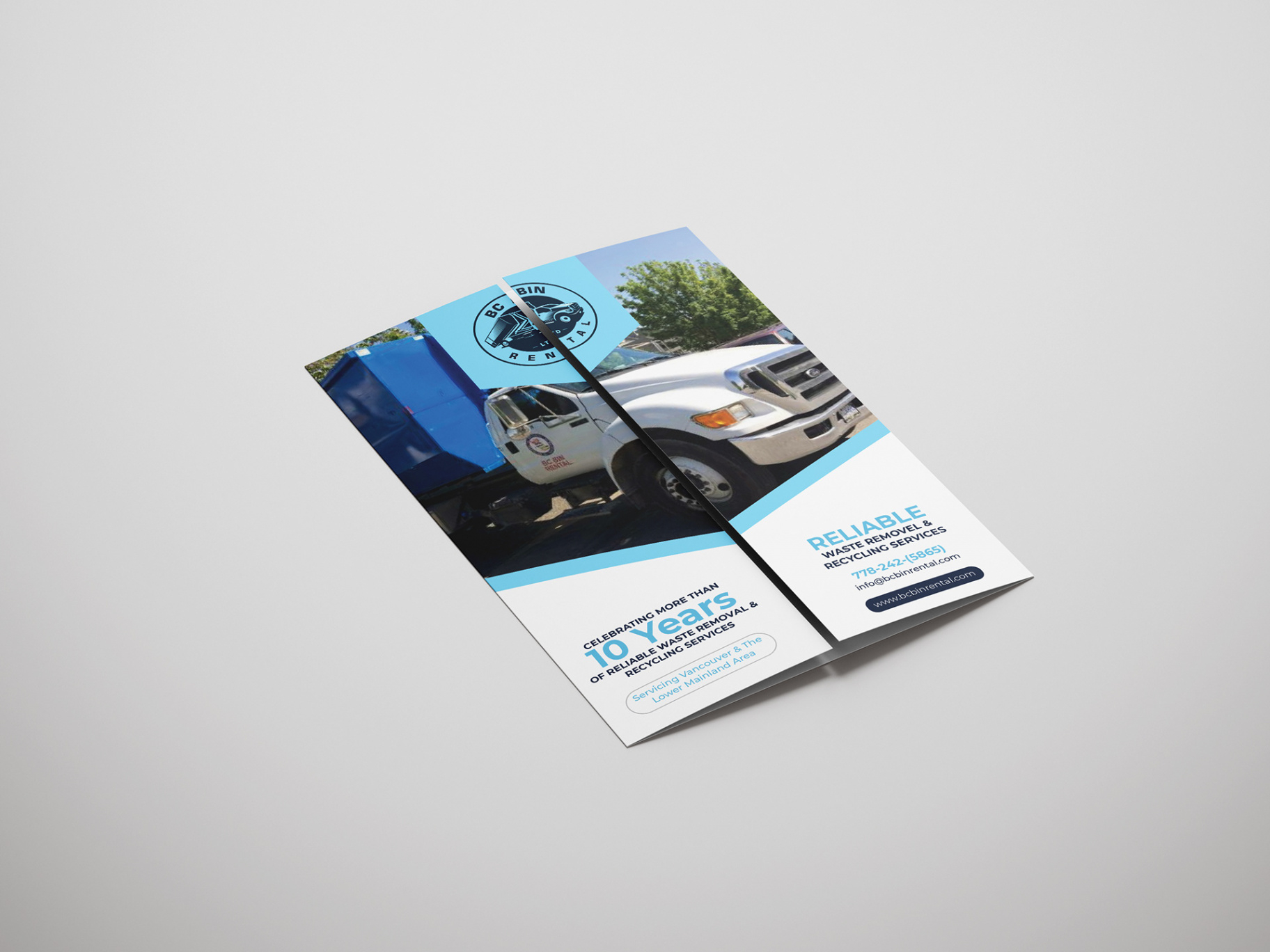 sample open gate fold brochure template sample