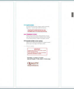 11x17 tri fold brochure template example