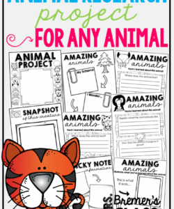 animal research projects for any animal  mrs bremer's class animal research project template pdf