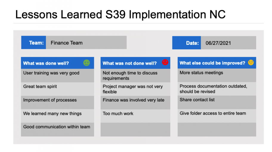 check out our project templates  straightforward and professional! it project lessons learned template excel