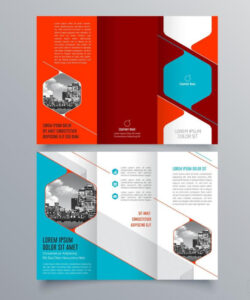 custom a4 size tri fold brochure template