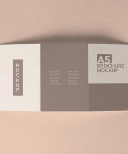 custom a5 tri fold brochure template pdf