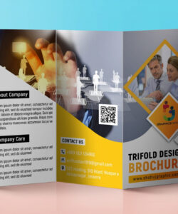 custom business tri fold brochure template word