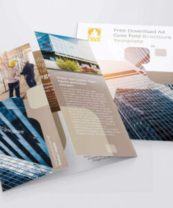 custom closed gate fold brochure template example