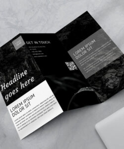 custom one page brochure design templates sample