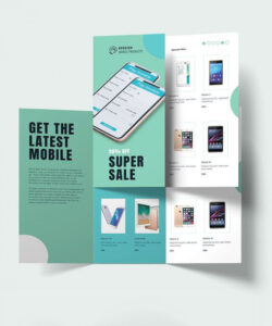 custom one page product brochure template sample