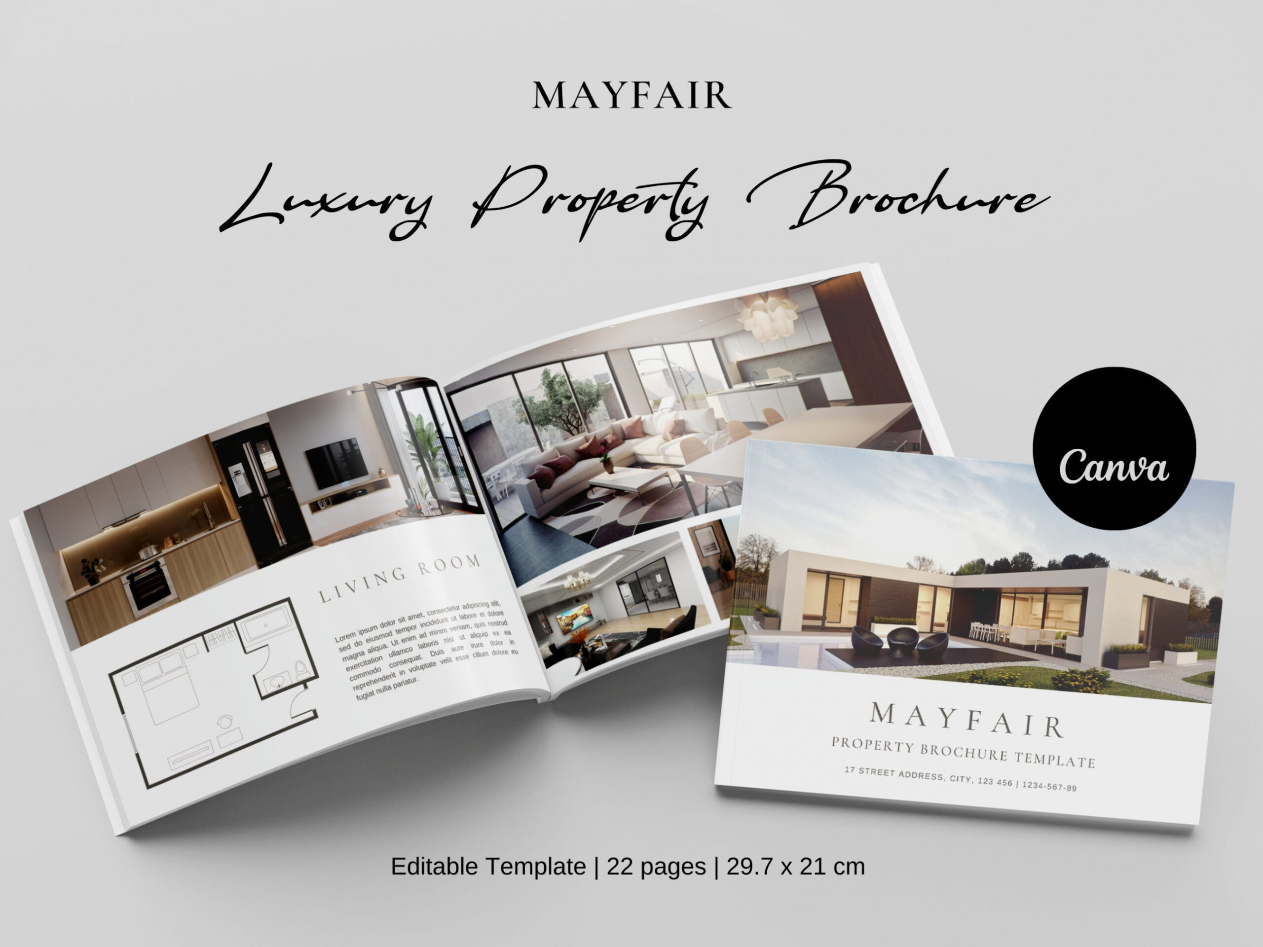 custom real estate brochure design templates excel