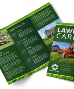 custom tri fold landscape brochure template pdf