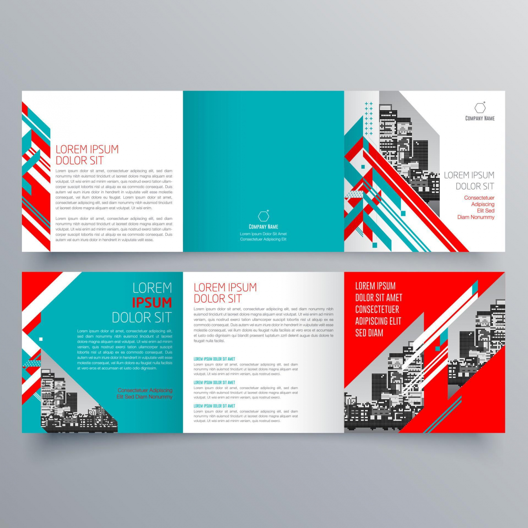 editable 2 sided tri fold brochure template excel