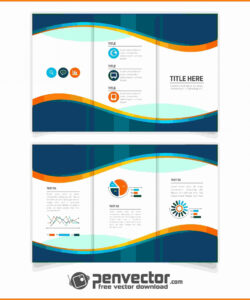 editable front and back brochure template example