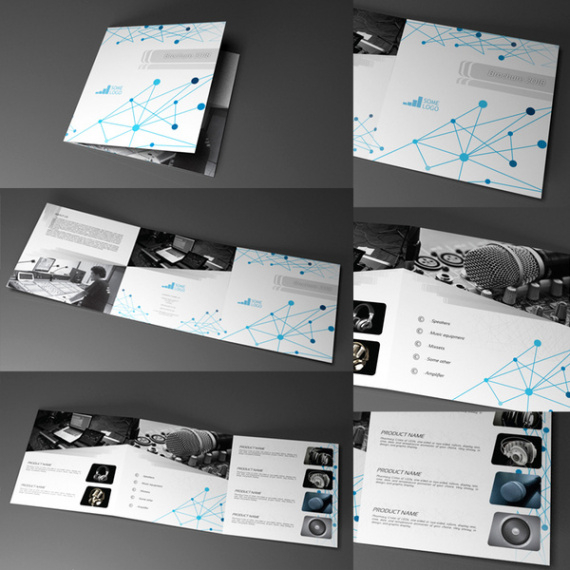 editable indesign 3 fold brochure template doc