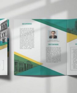 editable modern tri fold brochure template doc