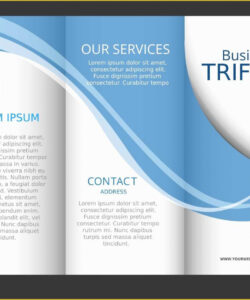 editable pages tri fold brochure template example