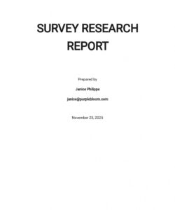 editable research report cover page template  google docs word  template questionnaire template for research project sample