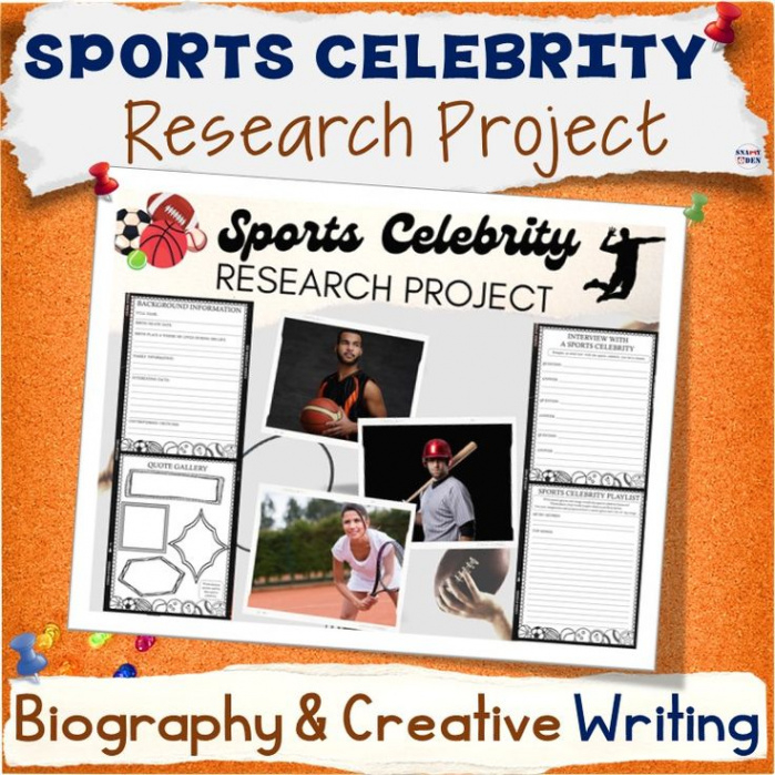 editable sports celebrity research project for middle school print and digital biography  made by famous person research project template example