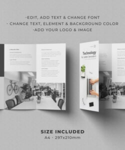 editable staples tri fold brochure template excel