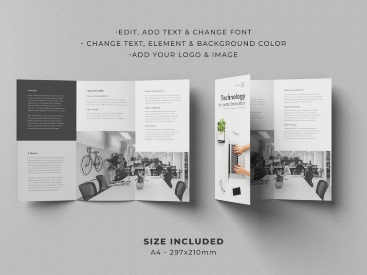 editable staples tri fold brochure template excel