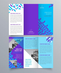 editable two sided tri fold brochure template excel