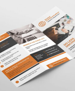 free  a4 tri fold brochure template excel