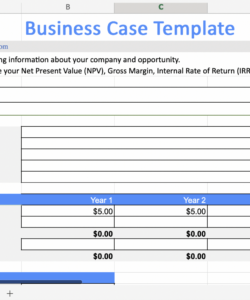 free business case template  innovation software online tools it project business case template excel