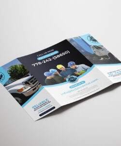 free  closed gate fold brochure template doc