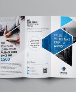 free custom 3 fold a4 brochure template sample