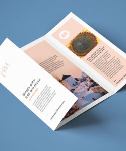 free custom a4 gate fold brochure template pdf