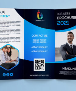 free custom basic tri fold brochure template sample