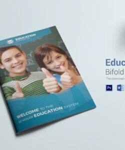 free custom bi fold brochure design templates doc