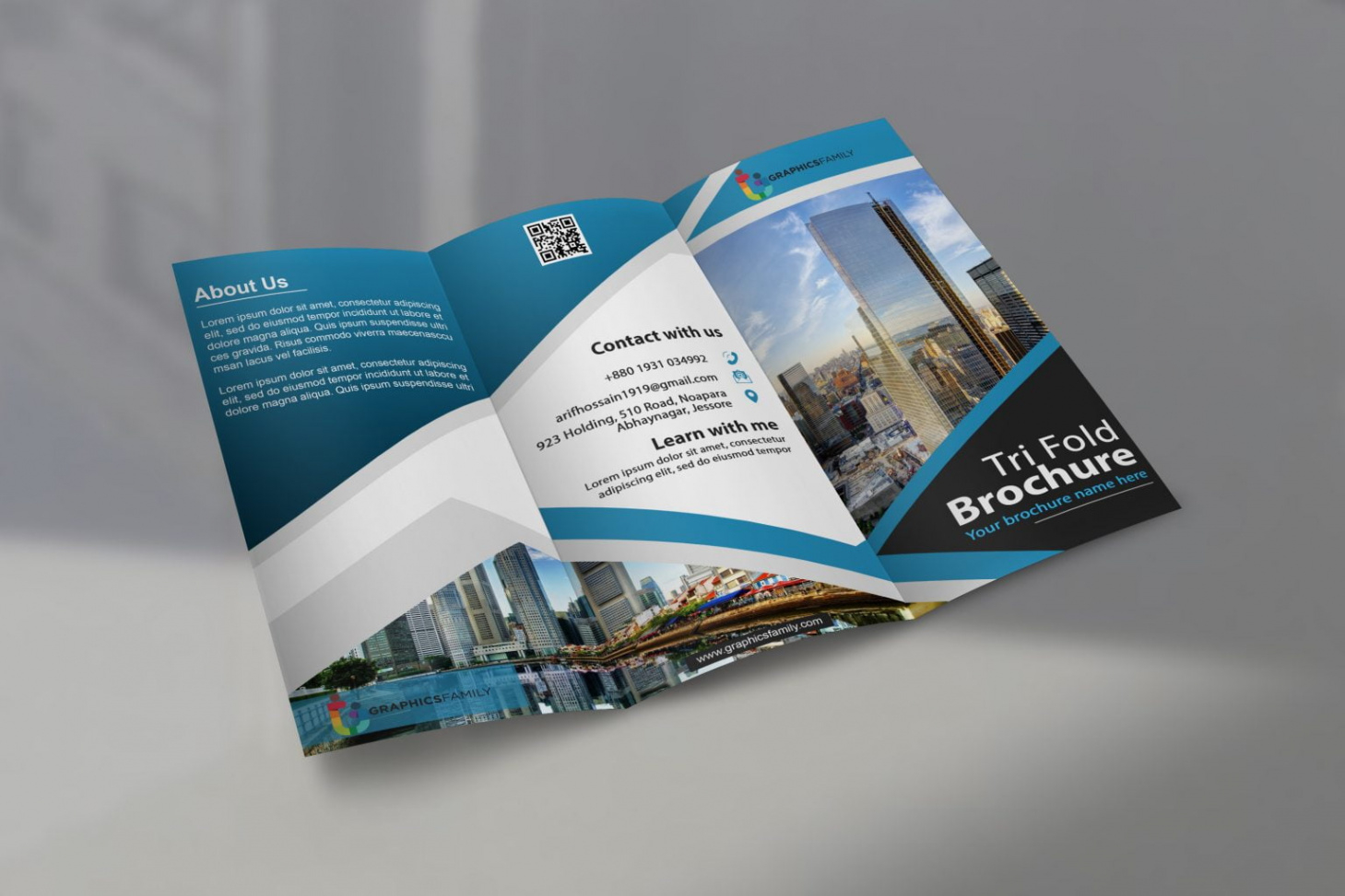 free custom easy tri fold brochure template pdf