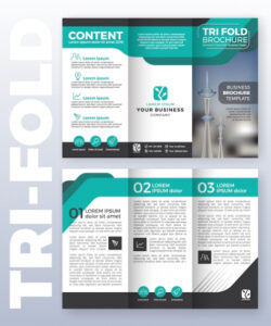 free custom tri fold brochure size template excel