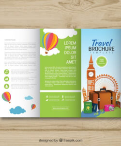 free custom tri fold travel brochure template excel