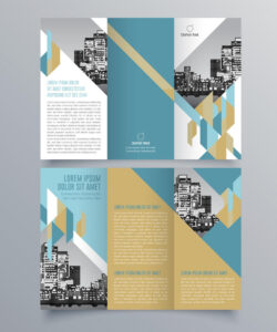 free editable horizontal tri fold brochure template