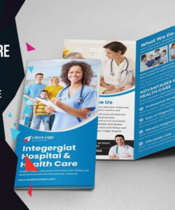 free editable medical tri fold brochure template