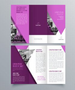 free editable open office trifold brochure template example