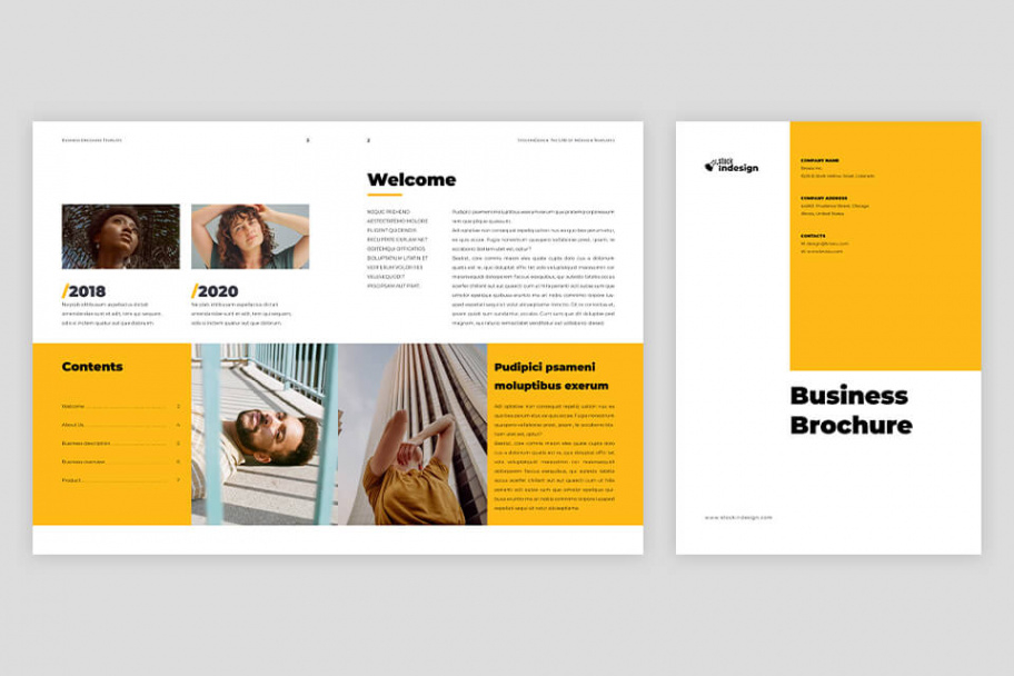 free  indesign 4 fold brochure template doc