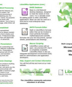 free  libreoffice tri fold brochure template sample