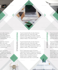 free  one page product brochure template word